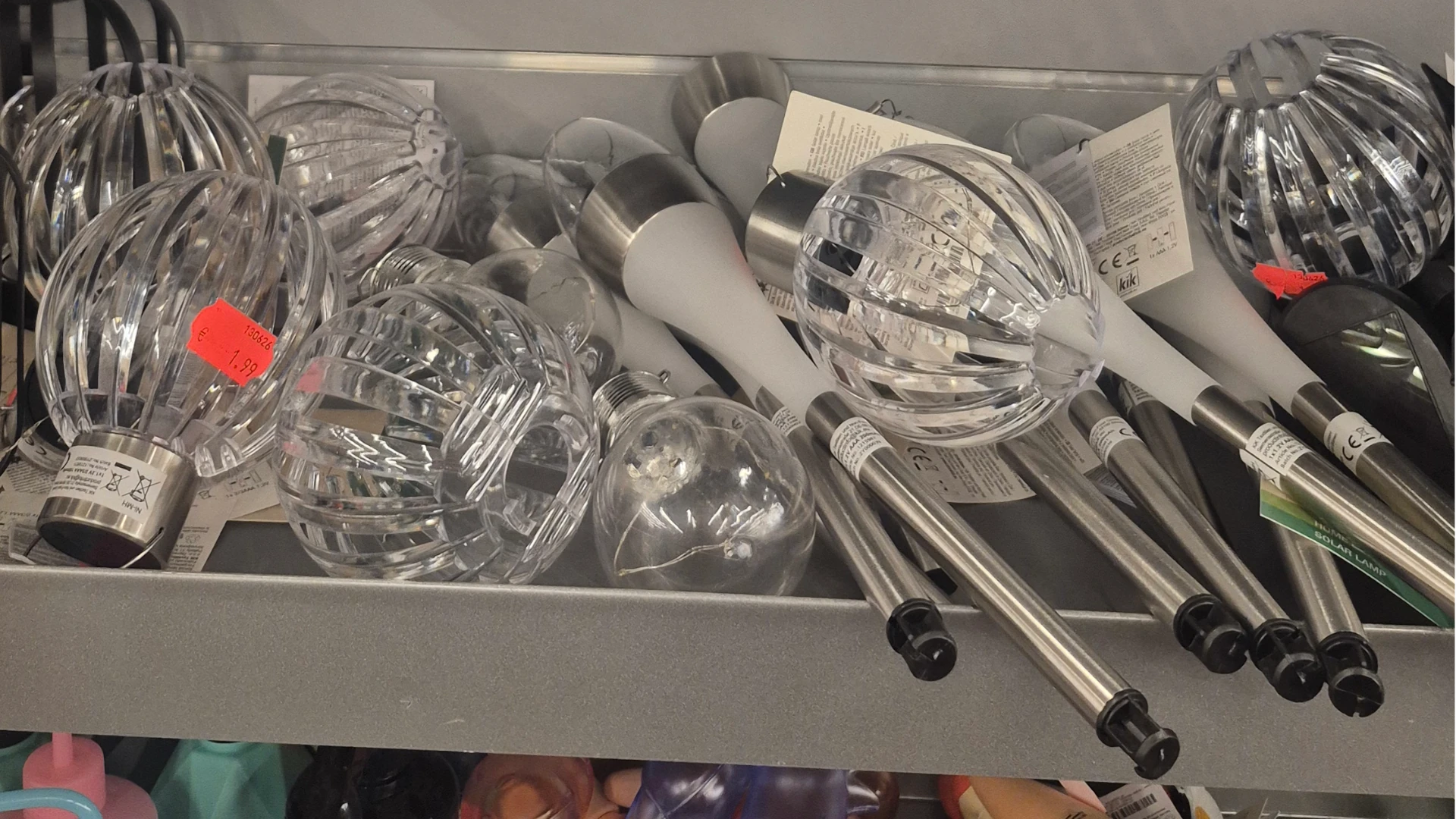 Solarlampen – Müll bevor die ihren Einsatzort erreicht haben